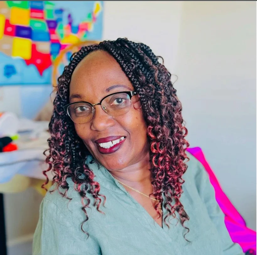 Bohemian style short crochet braids with loose curls and carefree texture.