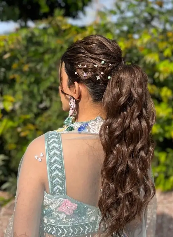 Bridesmaid braids hairstyles Dutch Braided Ponytail for sleek and chic prom or bridal hairstyles