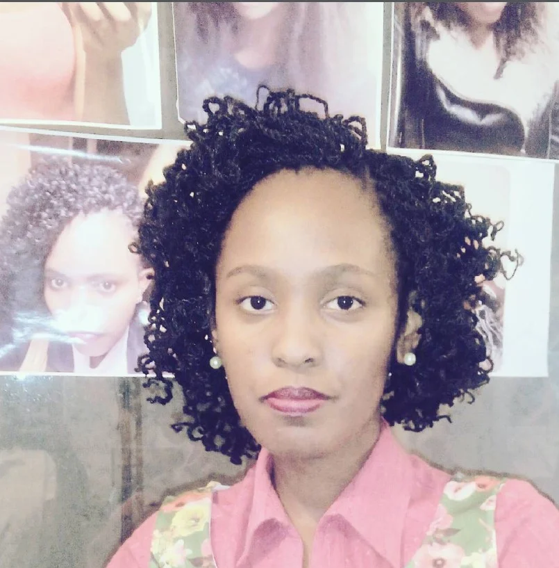 Fluffy crochet bob hairstyle with soft and airy texture.”