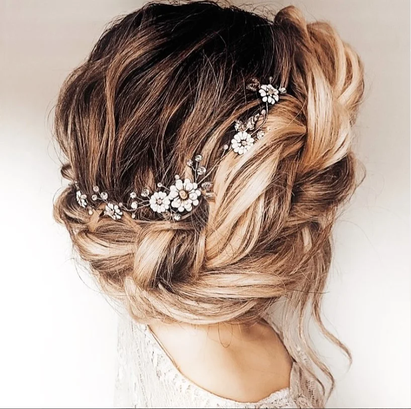 Halo Braid Prom Hairstyle
