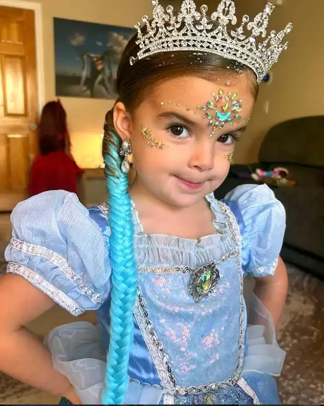 Fishtail braid style for kids party look