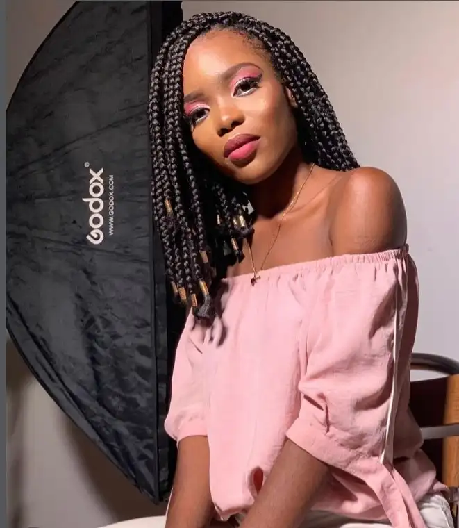 sleek bob box braids hairstyles with smooth neat braids creating a polished and elegant braided bob haircut