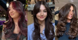 Read more about the article 20 Long Layered Hairstyles With Curtain Bangs You’ll Want to Try