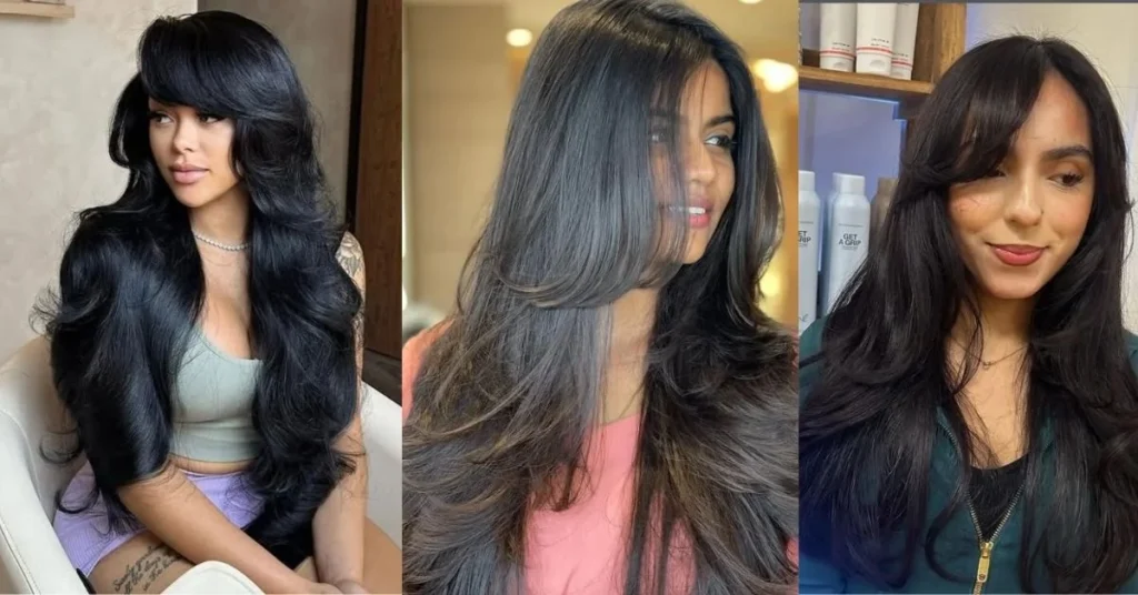 20 Long Layered Hairstyles With Side Swept Bangs You’ll Love
