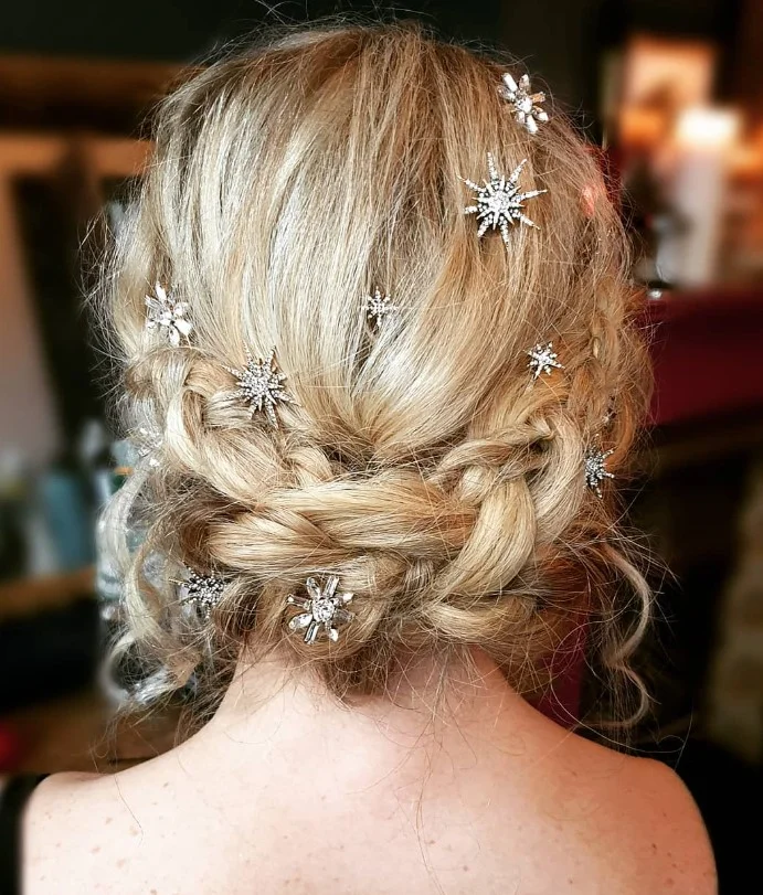 braided crown beach hairstyle for long hair