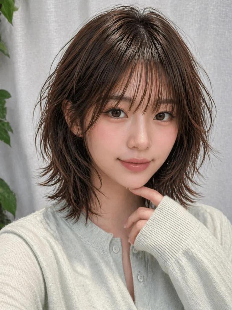 short shag haircut beach hairstyle textured style