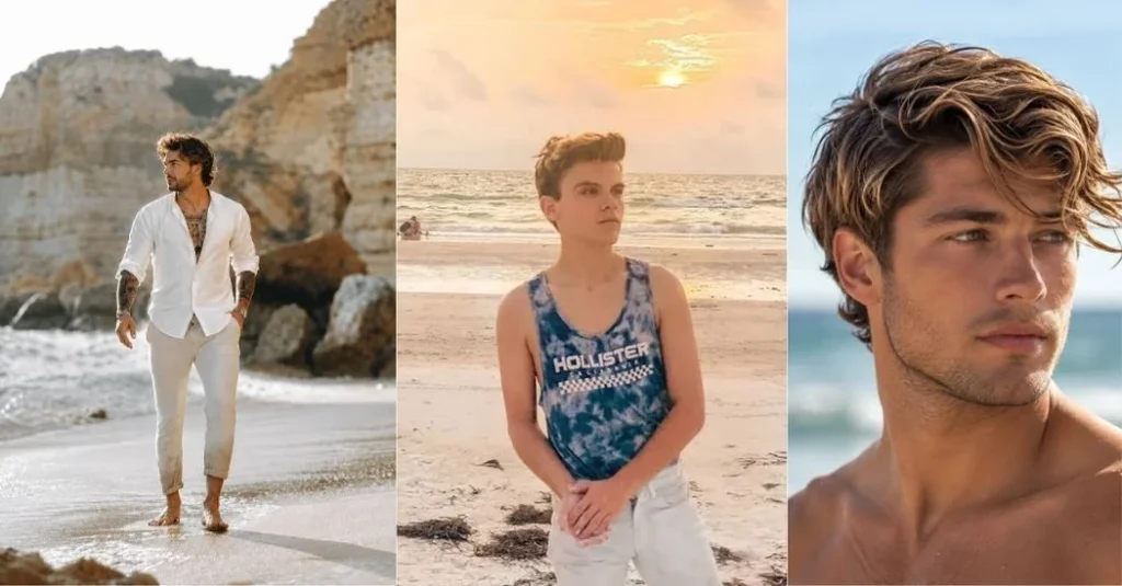 20 Beach Hairstyles for Men That Look Stylish and Effortless