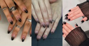 Read more about the article 20 Black Ombre Almond Nails Design That Looks Bold and Expensive