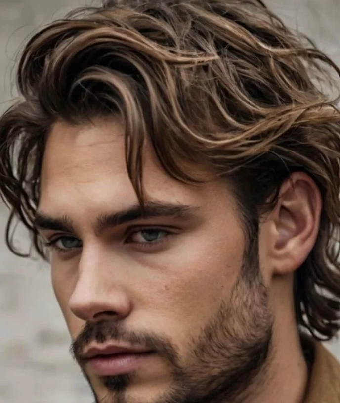 windswept surfer hairstyle for guys relaxed beach look