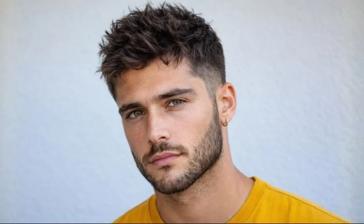 textured undercut waves hairstyle for men modern look
