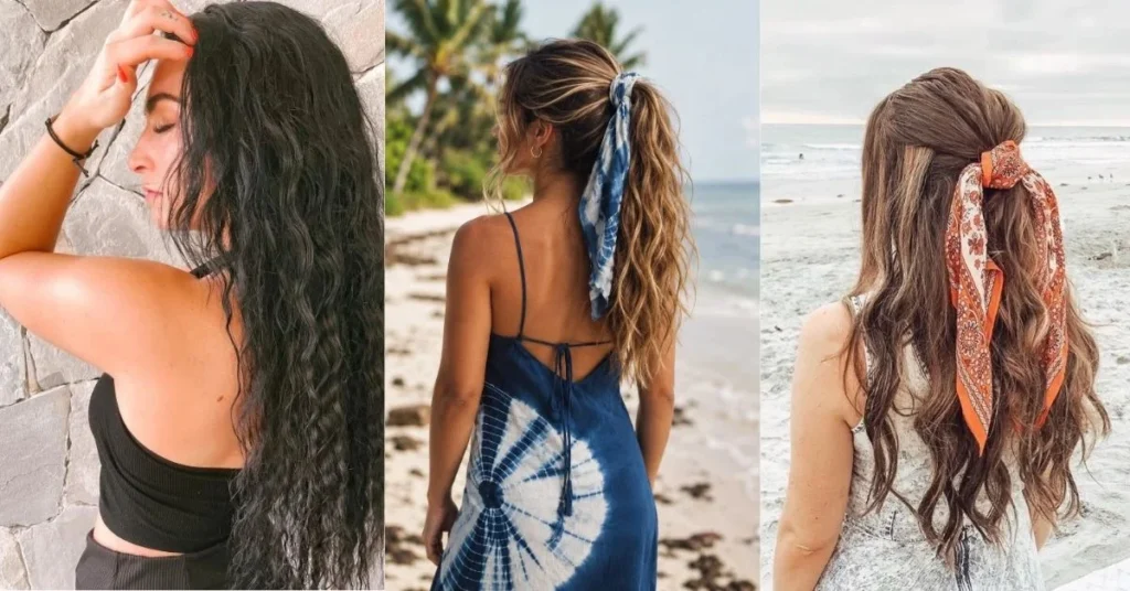 20 Beach Hairstyles for Long Hair Summer Girls Will Love