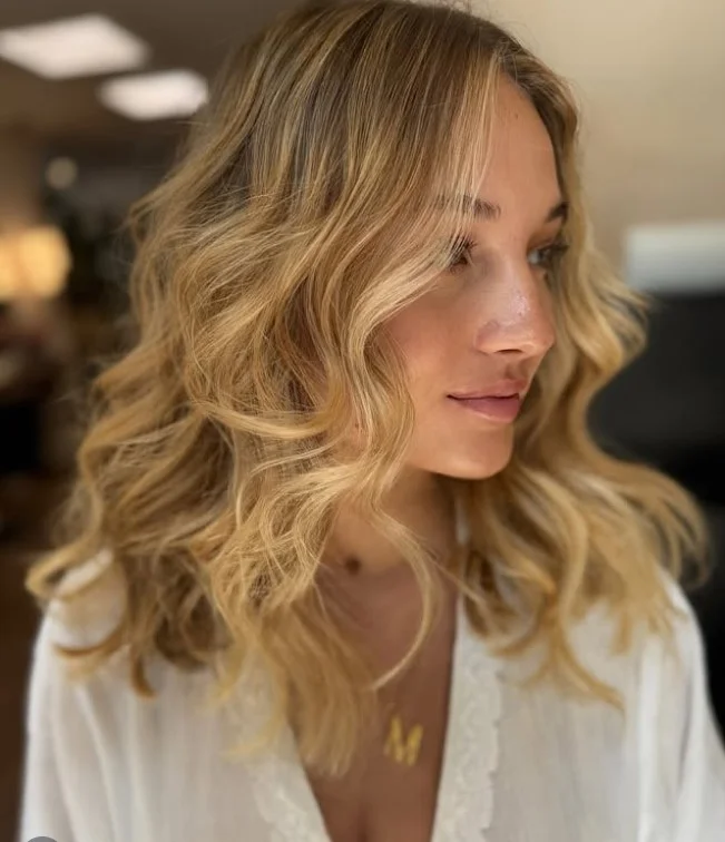 classic sun kissed beach waves hairstyle with soft texture and natural volume