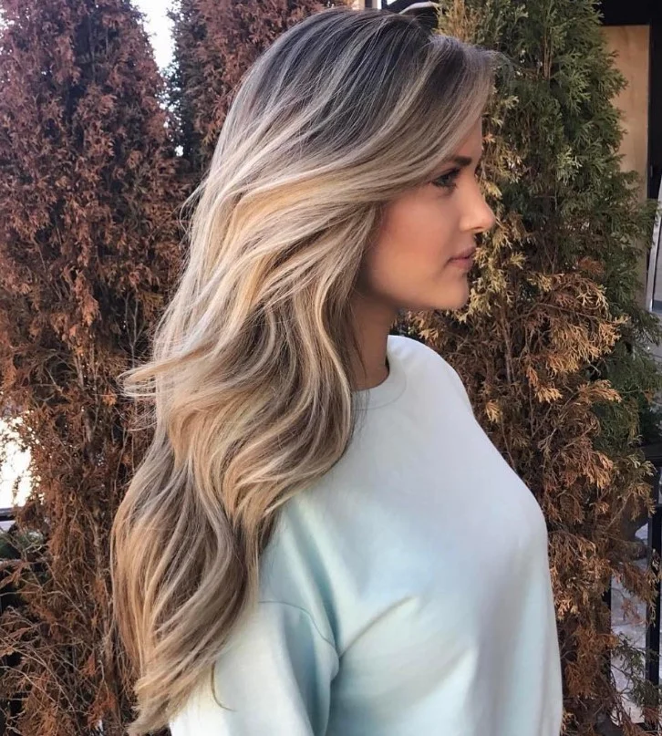 everyday beach waves hairstyle with natural texture and volume