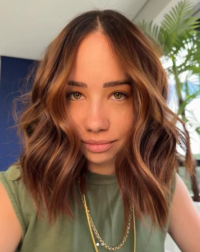 textured coastal beach waves hairstyle for effortless medium hair
