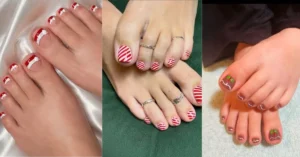 Christmas Toe Nail Designs