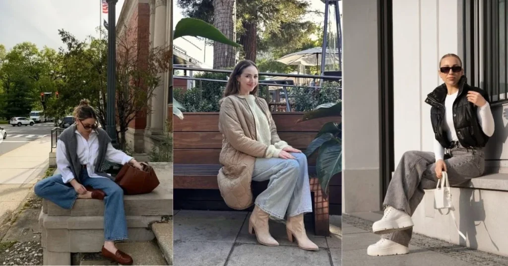 What Shoes to Wear With Wide Leg Jeans in Winter