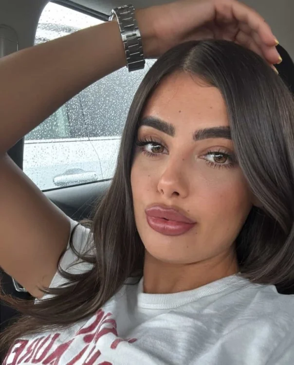 Cinnamon nude lipstick creating a warm everyday makeup look for fair skin.