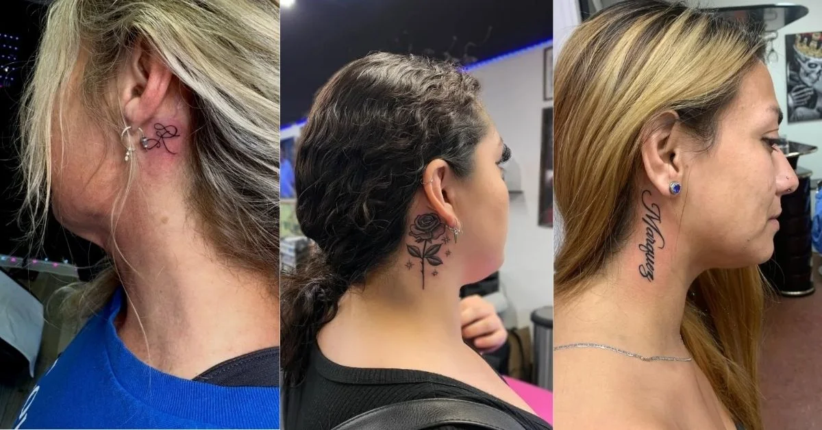 Behind the Ear Tattoo Ideas
