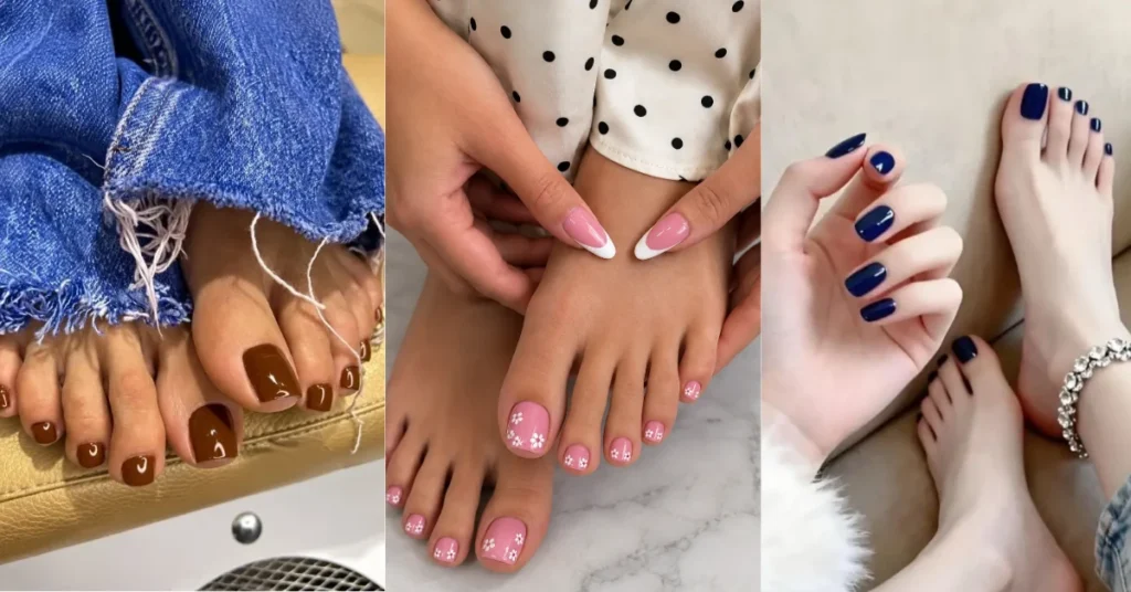 Simple Toe Nail Designs