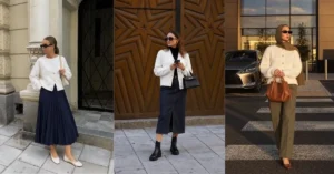 White Cardigan Outfit Work